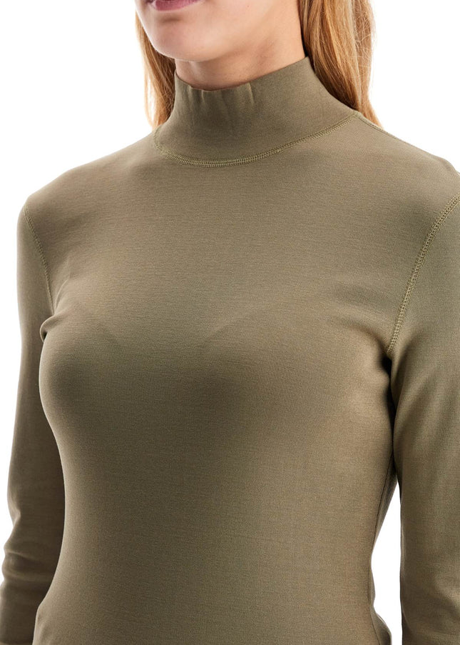 Lemaire lightweight jersey top with turtle neck