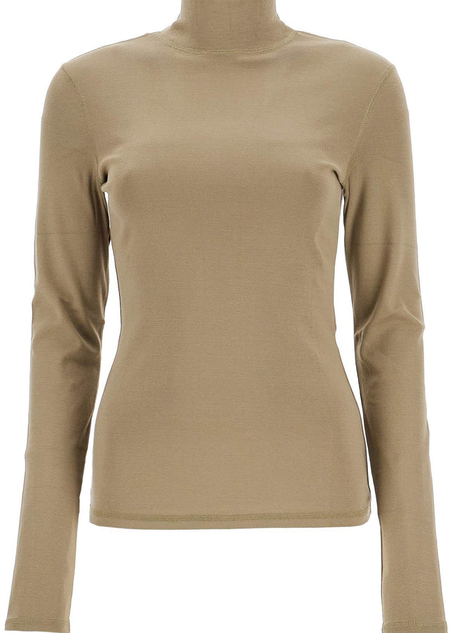 Lemaire lightweight jersey top with turtle neck