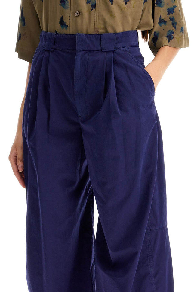 Lemaire lightweight wide-leg pants - Blue