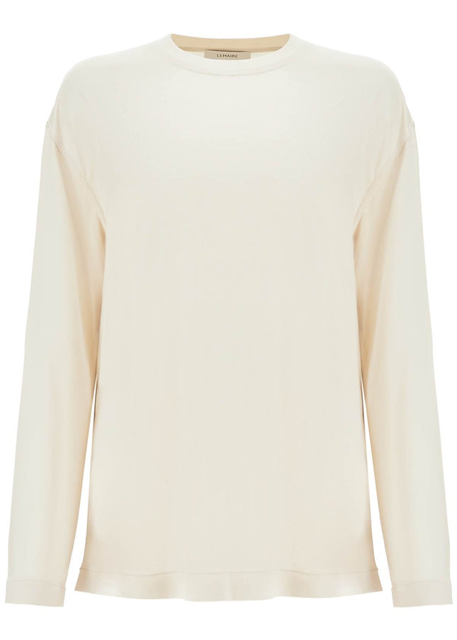 Lemaire long-sleeved silk t-shirt for