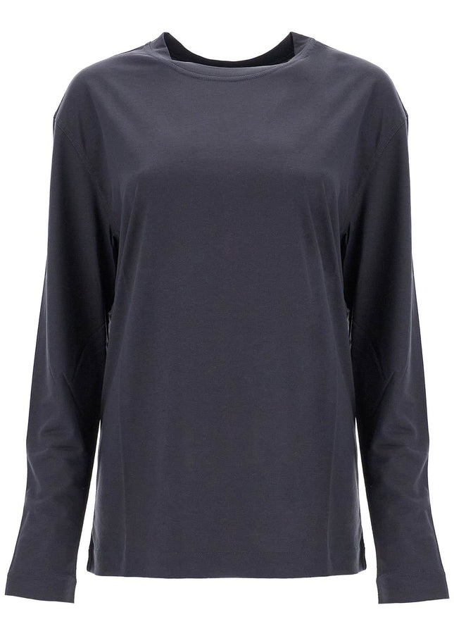 Lemaire long-sleeved silk t-shirt for