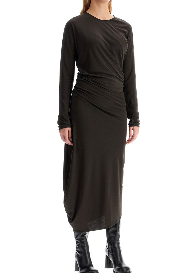 Lemaire long-sleeved twisted dress