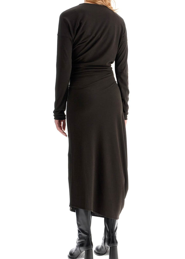 Lemaire long-sleeved twisted dress