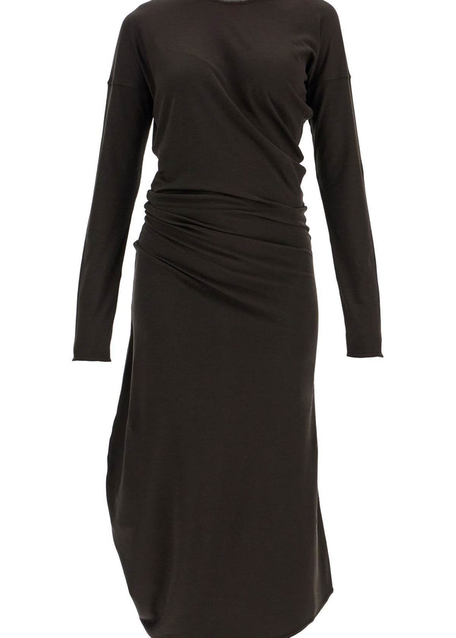 Lemaire long-sleeved twisted dress