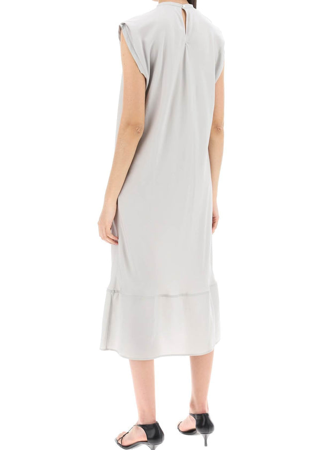 Lemaire midi dress with diagonal cut in