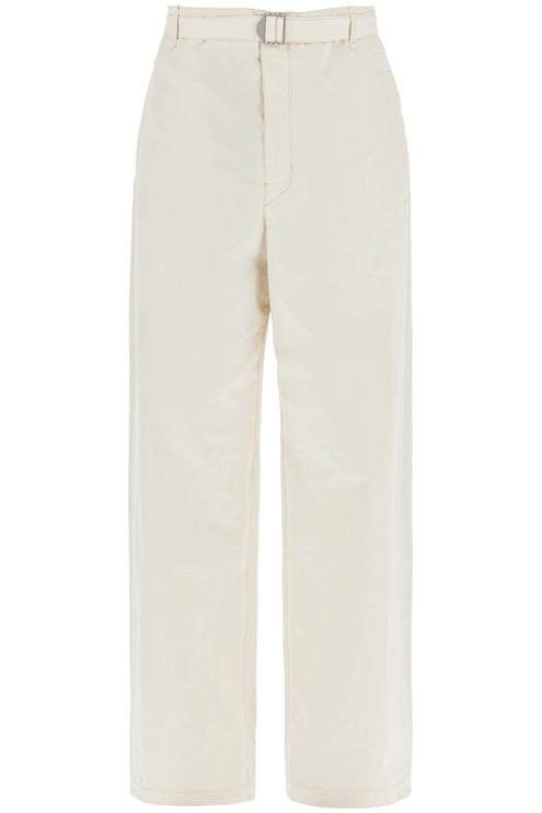 Lemaire straight-cut pants with belt