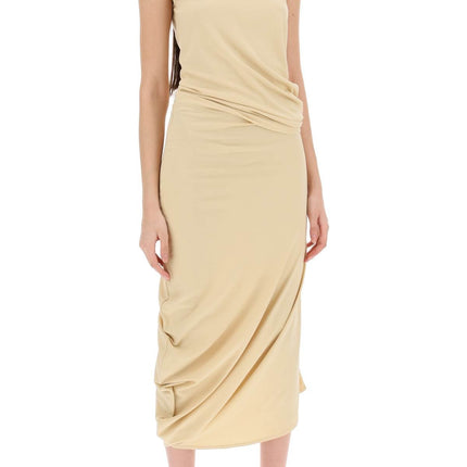 Lemaire twisted midi dress - Beige