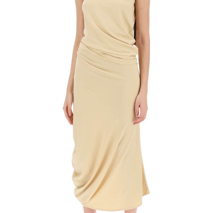 Lemaire twisted midi dress - Beige