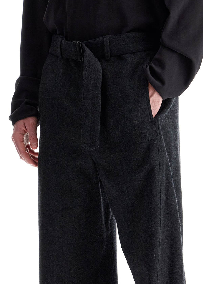 Lemaire twisted pants with belt.