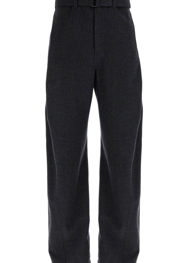 Lemaire twisted pants with belt.