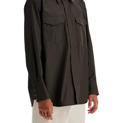 Lemaire western shirt with snap buttons