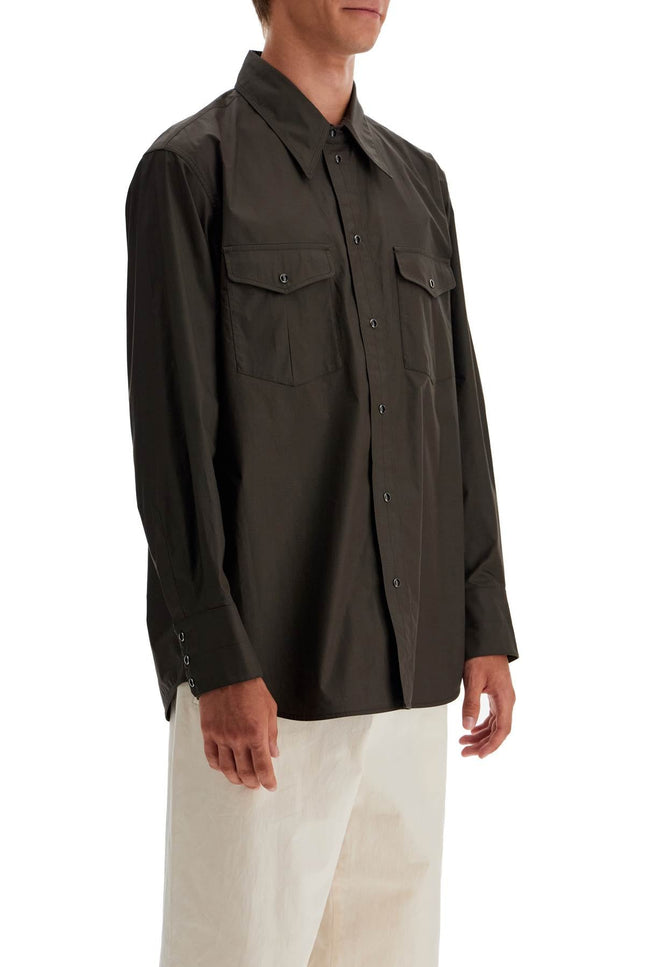 Lemaire western shirt with snap buttons