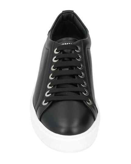 Les Hommes Black Leather Di Calfskin Sneaker