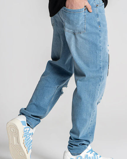 Light Blue Alien Carrot Jeans