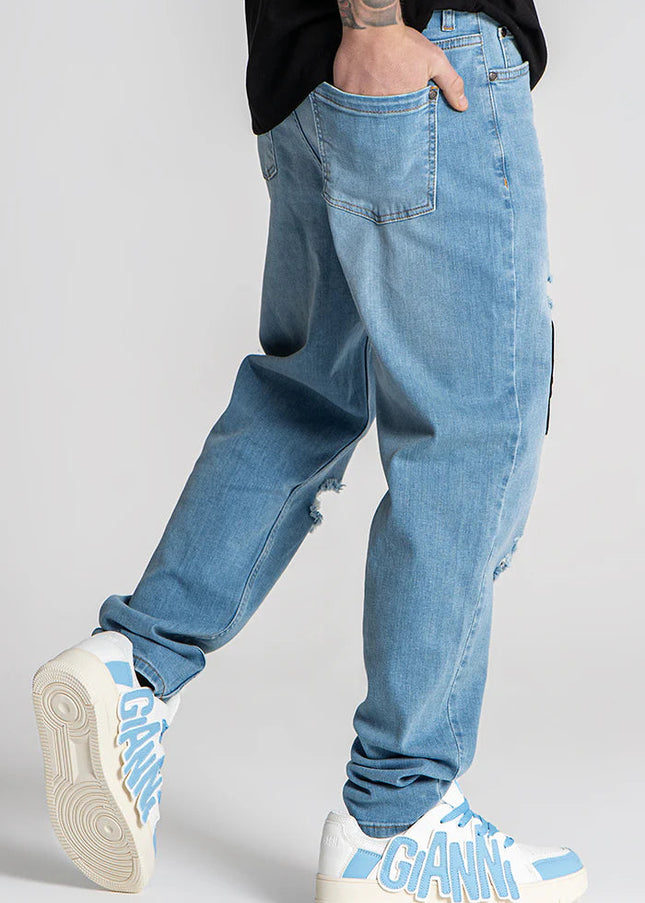 Light Blue Alien Carrot Jeans