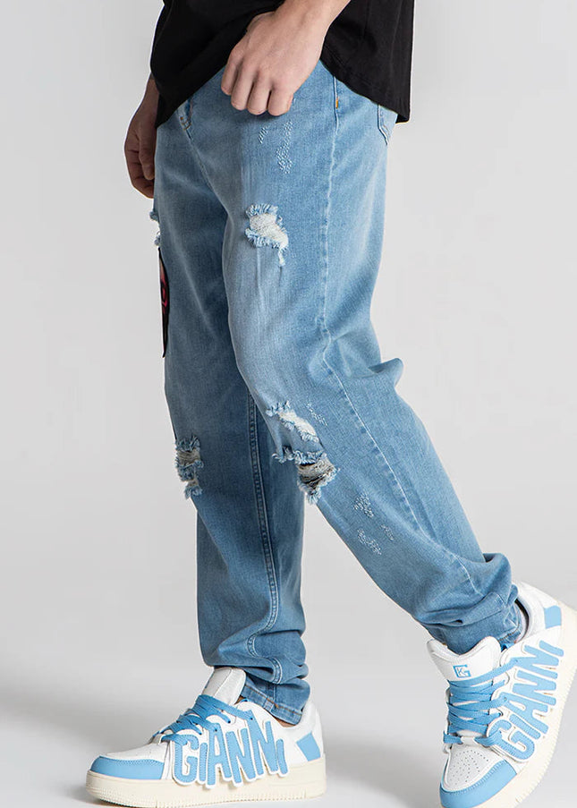 Light Blue Alien Carrot Jeans