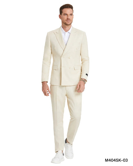 Light Weight Linen Suits, 2-PC Skinny Fit,Tan