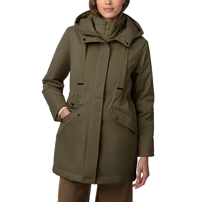 Lightweight Hooded Rain Coat Olive