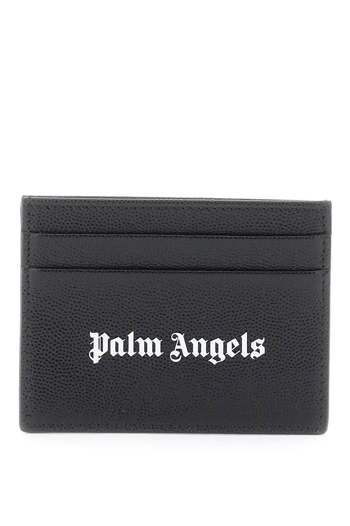 Logo Cardholder-men > accessories > wallets and small leather goods > cardholders-Palm Angels-os-Nero-Urbanheer