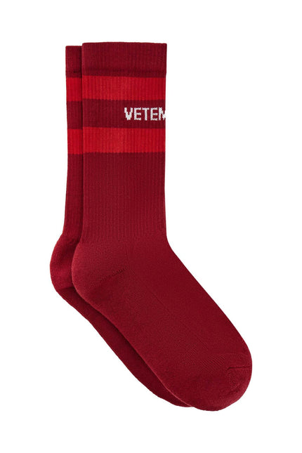 Logoed Socks-men > clothing > underwear and beachwear > socks-Vetements-Urbanheer