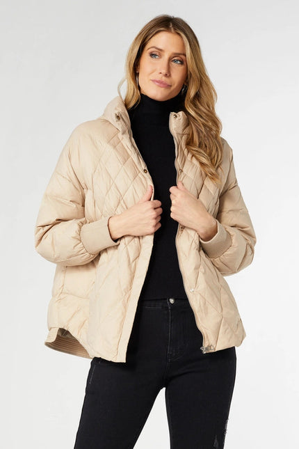 Londyn Relaxed Down Quilted Jacket