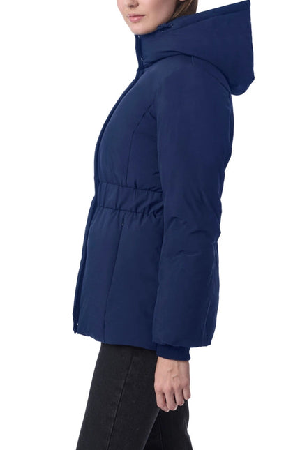 Long Walker Puffer Coat Navy