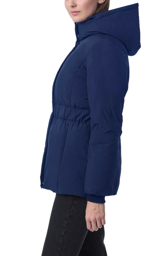 Long Walker Puffer Coat Navy