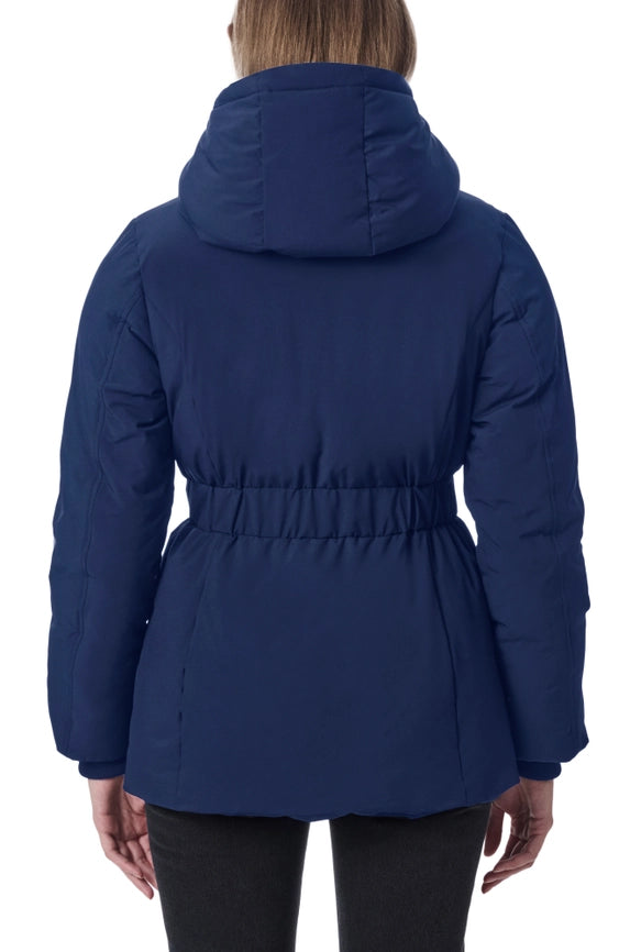 Long Walker Puffer Coat Navy