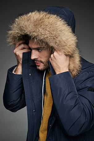 Long parka NEVADA MAN-F Navy