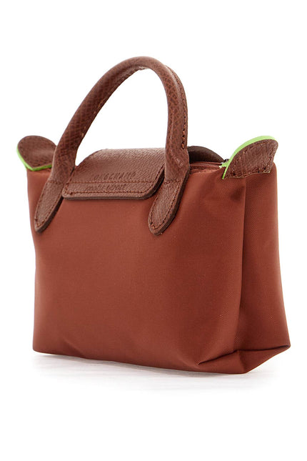 Longchamp mini green le pliage bag - Brown