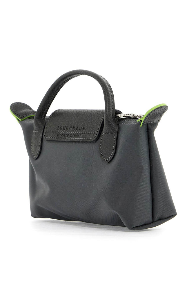 Longchamp mini green le pliage bag - Grey