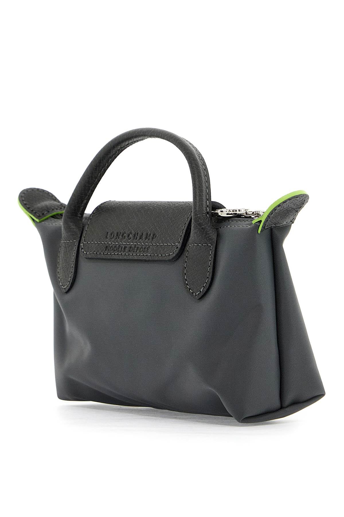 Longchamp mini green le pliage bag - Grey