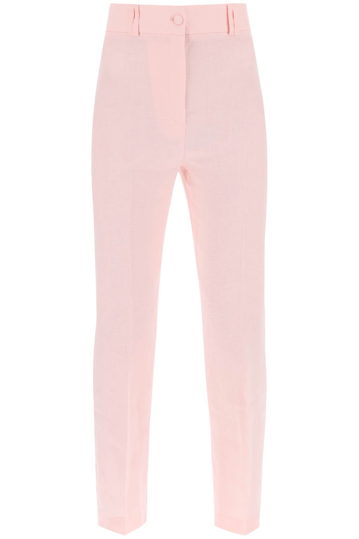 'Loulou' Linen Trousers-women > clothing > trousers-Hebe Studio-Urbanheer