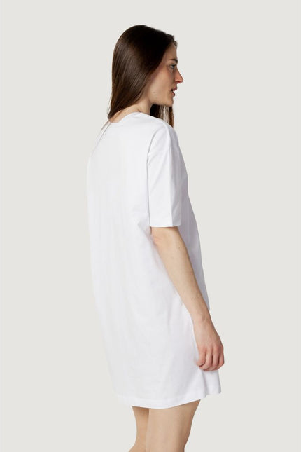 Love Moschino White Cotton Dress