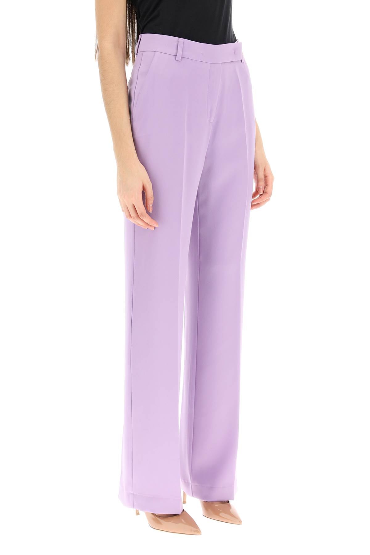 'Lover' Satin Trousers-women > clothing > trousers-Hebe Studio-Urbanheer