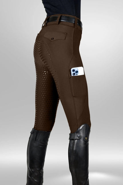 Lux Gripteq Mocha Riding Pants