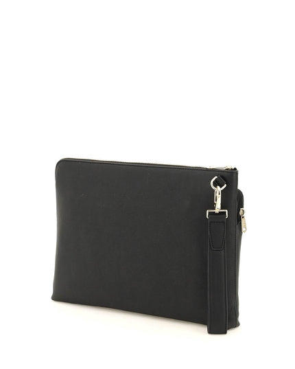 Paul Smith signture stripe leather pouch