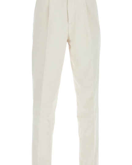 Brunello Cucinelli leisure fit gabardine trousers