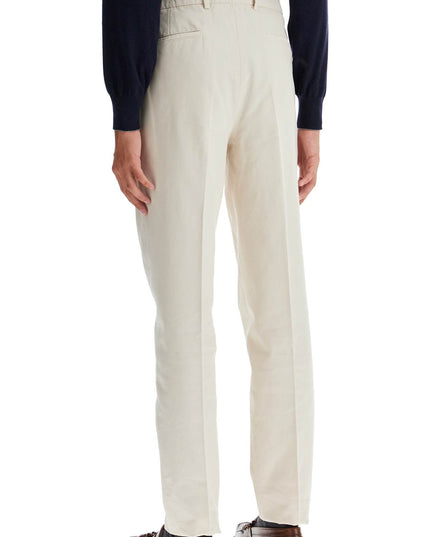 Brunello Cucinelli leisure fit gabardine trousers