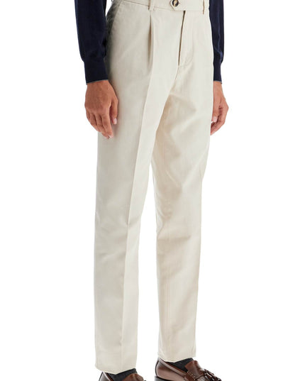 Brunello Cucinelli leisure fit gabardine trousers