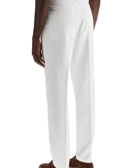 Brunello Cucinelli twill gabardine trousers with garment