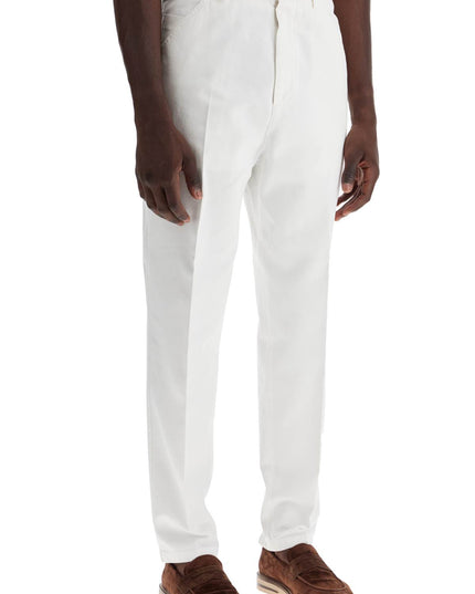 Brunello Cucinelli twill gabardine trousers with garment