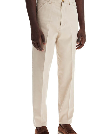 Brunello Cucinelli twill gabardine trousers with garment