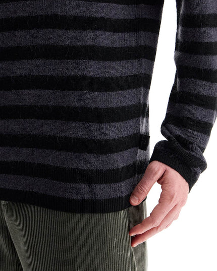 PS Paul Smith striped wool and mohair blend pullover