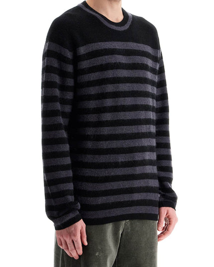 PS Paul Smith striped wool and mohair blend pullover