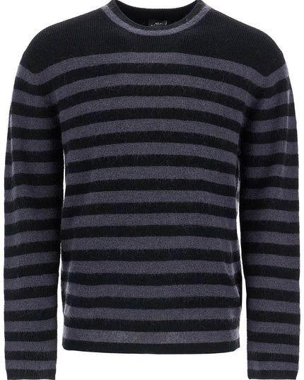 PS Paul Smith striped wool and mohair blend pullover