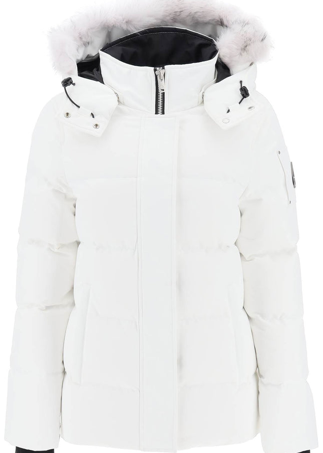 Moose Knuckles 'Cloud 3Q' Hooded Midi Down Jacket-Women's Fashion - Women's Clothing - Jackets & Coats - Jackets-Moose Knuckles-XS-Urbanheer