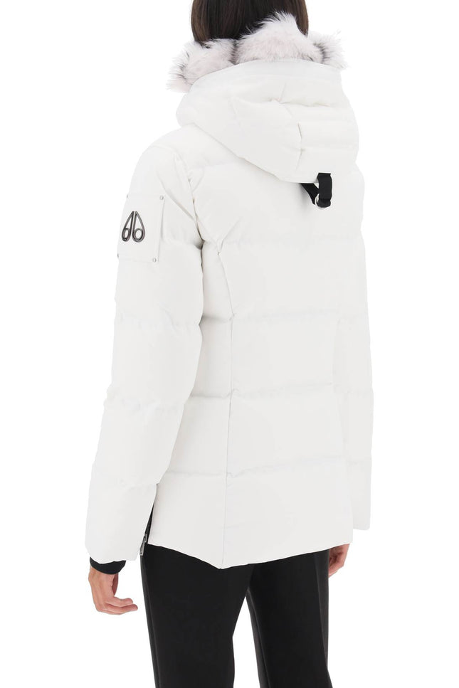 Moose Knuckles 'Cloud 3Q' Hooded Midi Down Jacket-Women's Fashion - Women's Clothing - Jackets & Coats - Jackets-Moose Knuckles-XS-Urbanheer