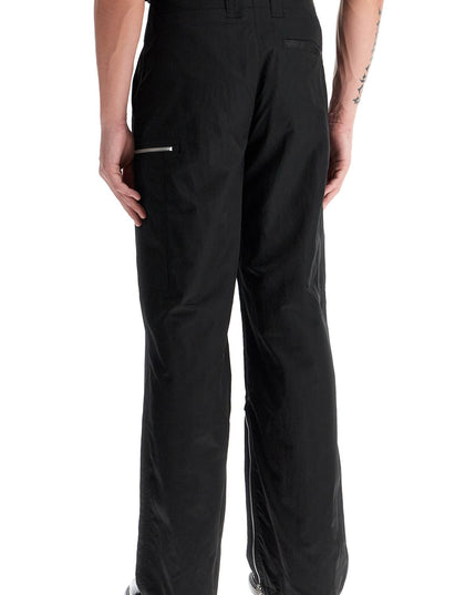 OUR LEGACY tactical cargo pants in technical satin fabric