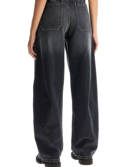 Brunello Cucinelli curved leg jeans for a